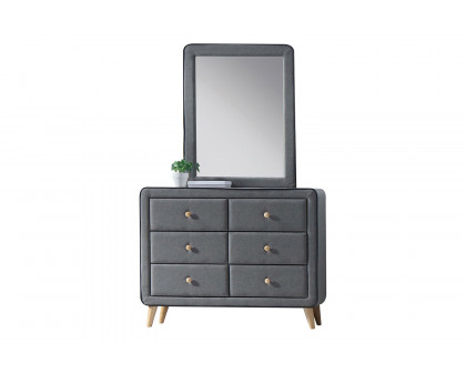 ACME - Valda Dresser in Light Gray