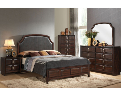 ACME Lancaster Platform Bed Espresso - King Size