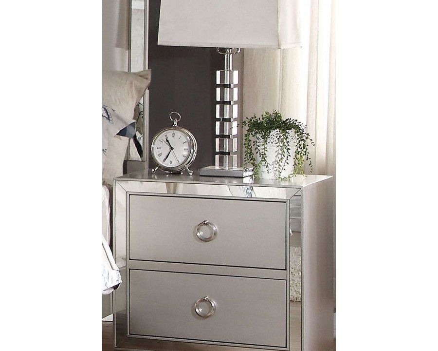 ACME - Voeville II Nightstand in Platinum