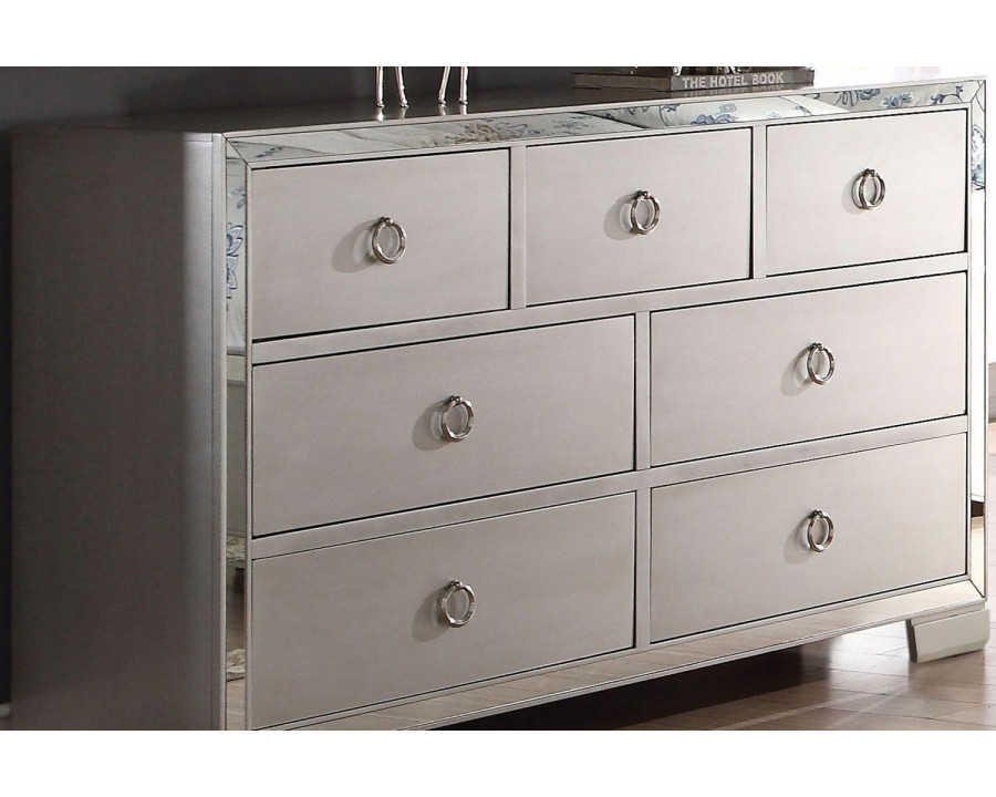 ACME - Voeville II Dresser in Platinum