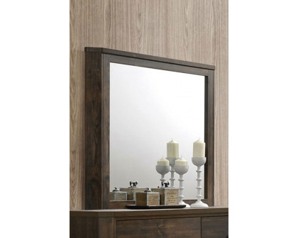 ACME - Elettra Mirror in Rustic Walnut