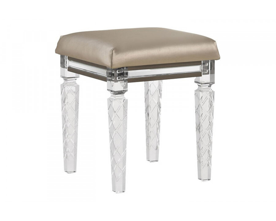 ACME - Skylar Vanity Stool in Dark Champagne