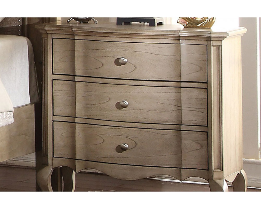 ACME Chelmsford Nightstand - Antique Taupe