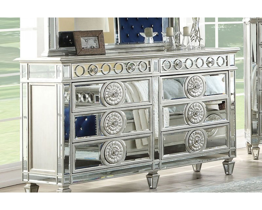 ACME - Varian Dresser in Mirrored