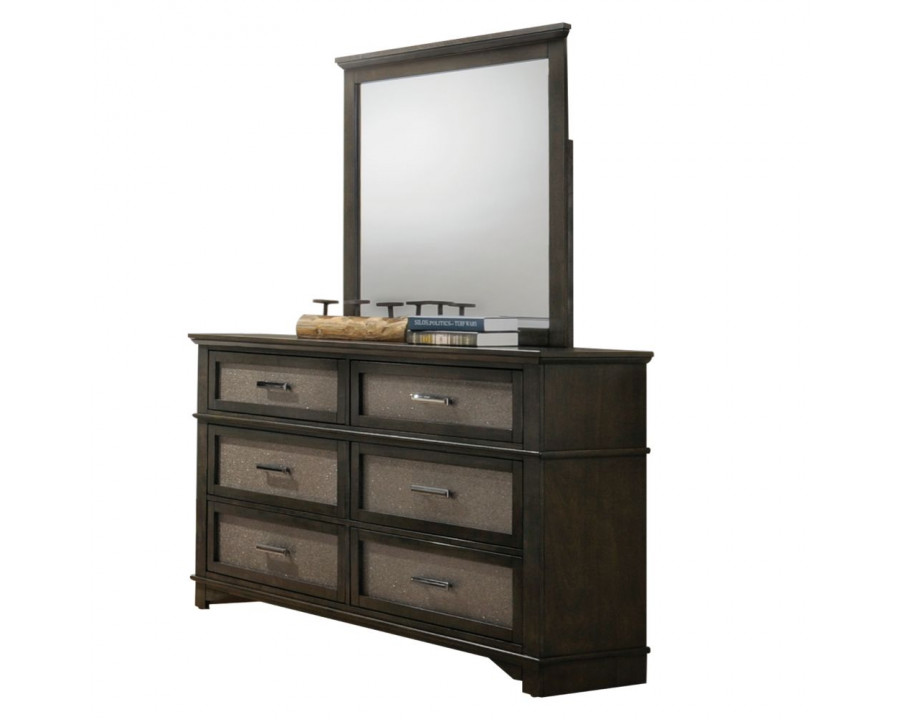 ACME - Anatole Mirror in Dark Walnut