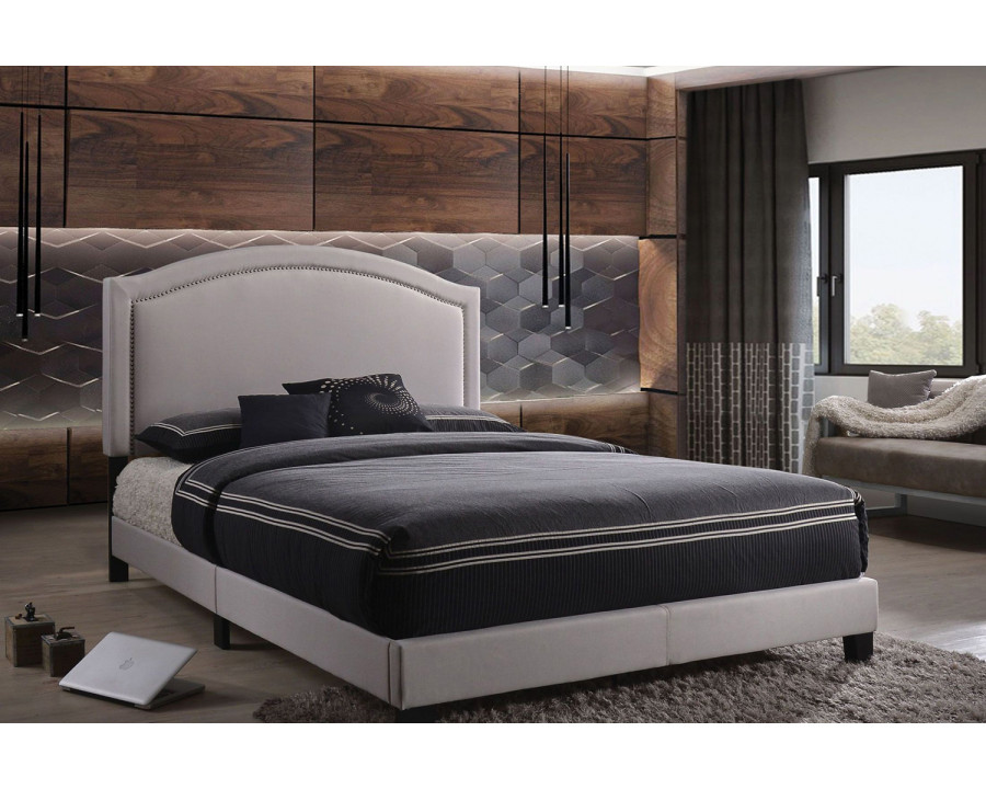 ACME - Garresso Queen Bed in Fog