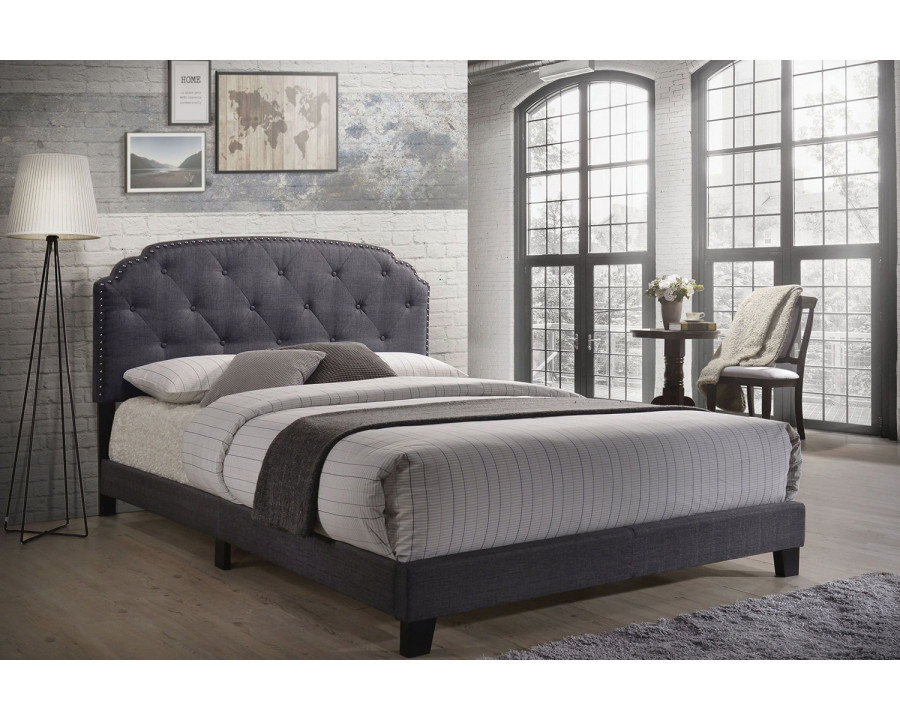 ACME - Tradilla Queen Bed in Gray