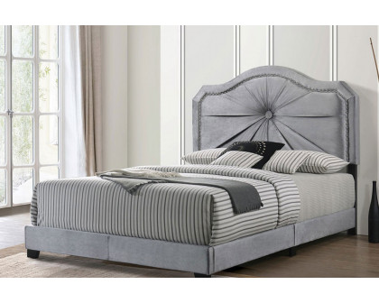 ACME - Frankie Queen Bed in Gray