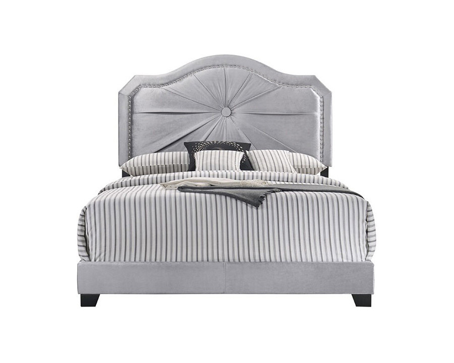 ACME - Frankie Queen Bed in Gray