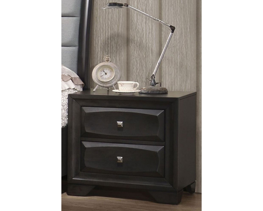 ACME - Soteris Nightstand in Antique Gray