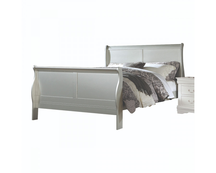 ACME Louis Philippe III EK Bed - Platinum