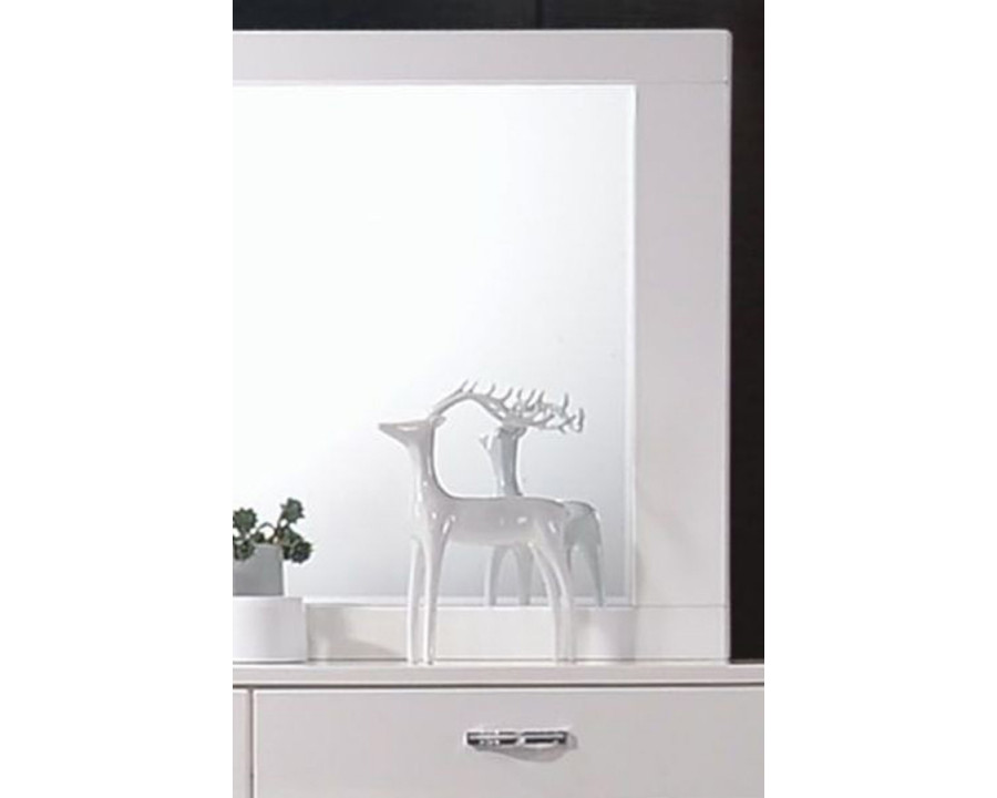 ACME - Naima II Mirror in White High Gloss