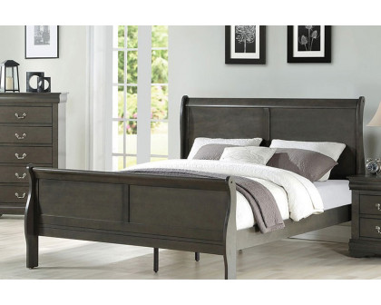 ACME - Louis Philipe Sleigh Bed