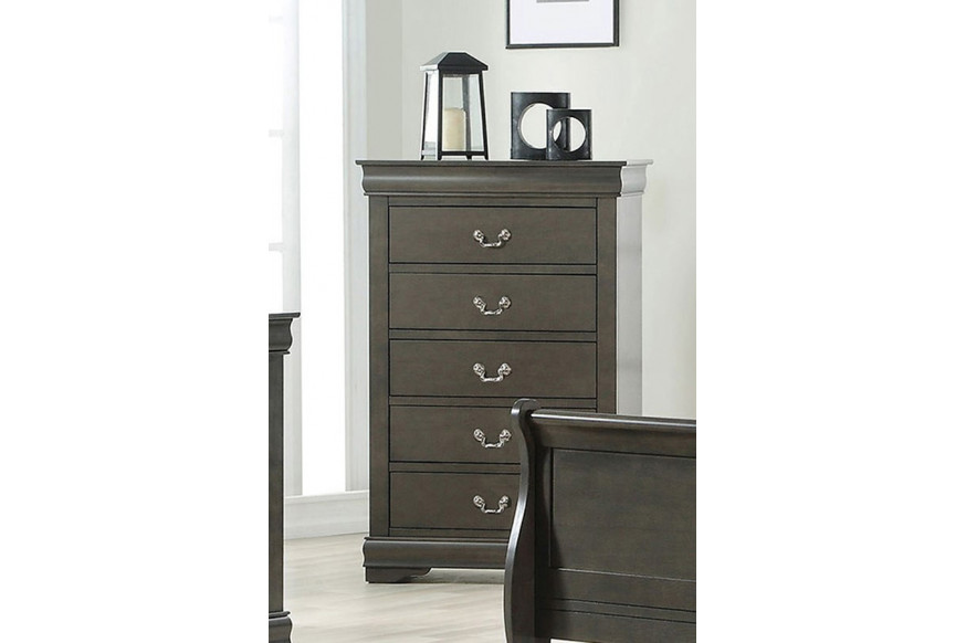 Acme Louis Philippe Chest (Dark Gray)