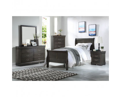 ACME - Louis Philipe Sleigh Bed