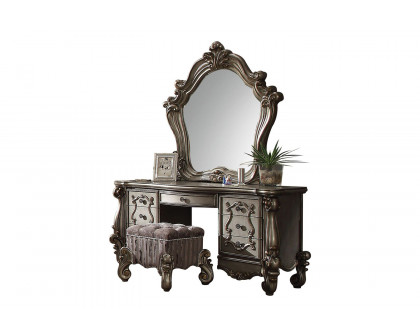 ACME Versailles Mirror - Antique Platinum Silver