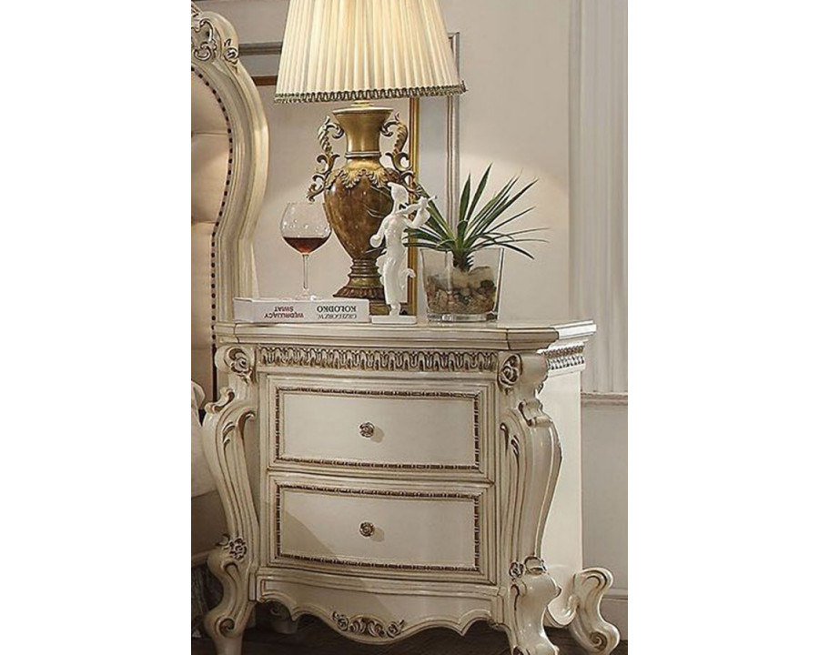 ACME Picardy Nightstand - Antique Pearl