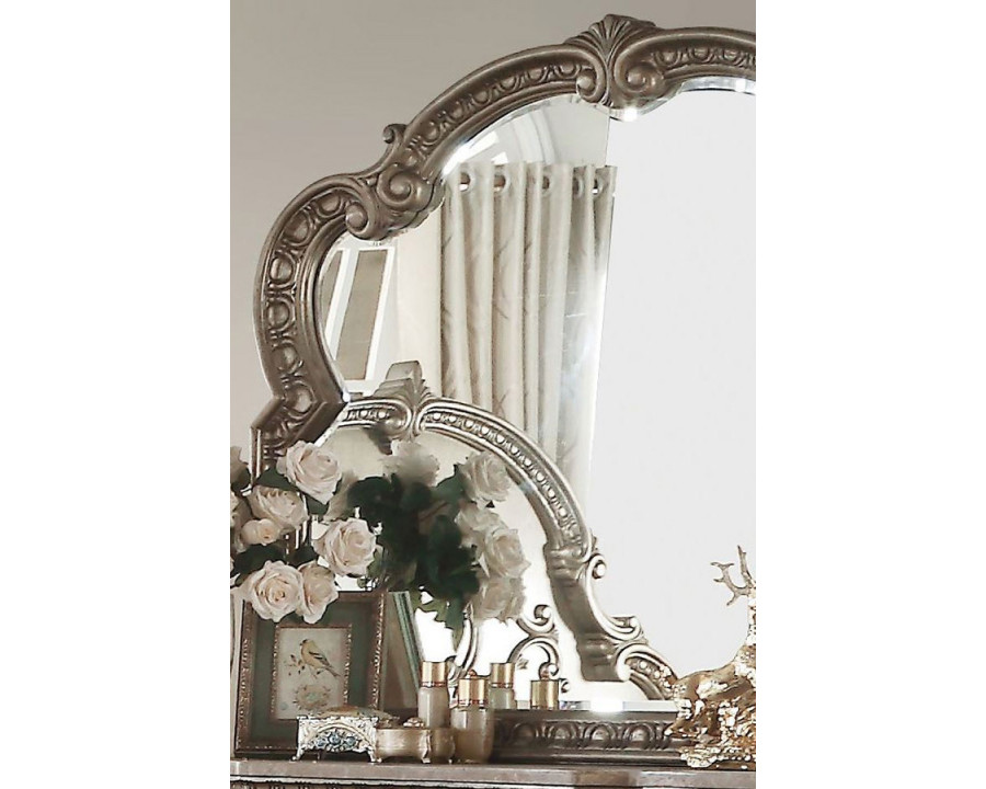 ACME - Northville Mirror in Antique Silver