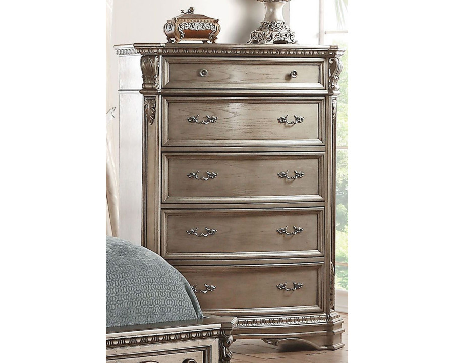 ACME - Northville Chest in Antique Silver