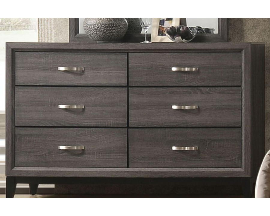 ACME - Valdemar Dresser in Weathered Gray