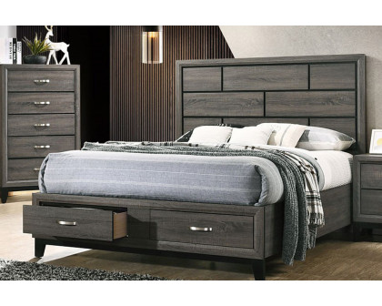 ACME Valdemar Storage Bed - King Size