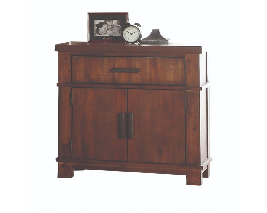 ACME - Vibia Nightstand in Cherry Oak