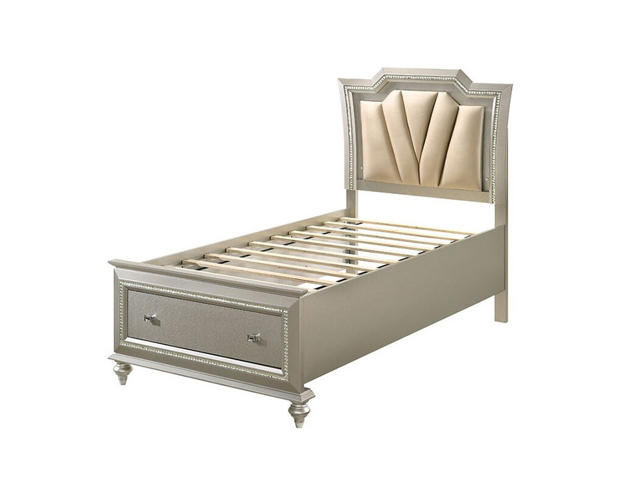 ACME - Kaitlyn Youth Storage Bed Champagne