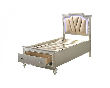 ACME - Kaitlyn Youth Storage Bed Champagne