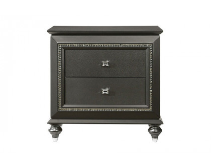 ACME Kaitlyn Nightstand - Metallic Gray