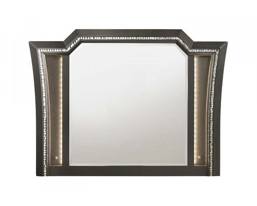 ACME Kaitlyn Mirror - Metallic Gray