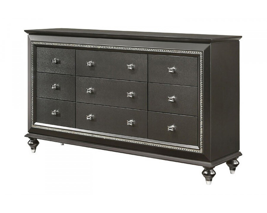 ACME Kaitlyn Dresser - Metallic Gray