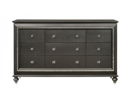 ACME Kaitlyn Dresser - Metallic Gray