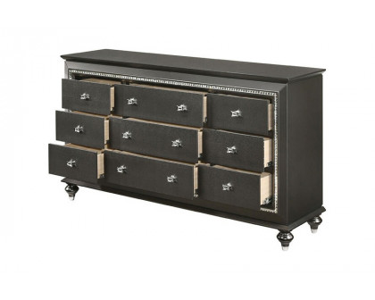 ACME Kaitlyn Dresser - Metallic Gray