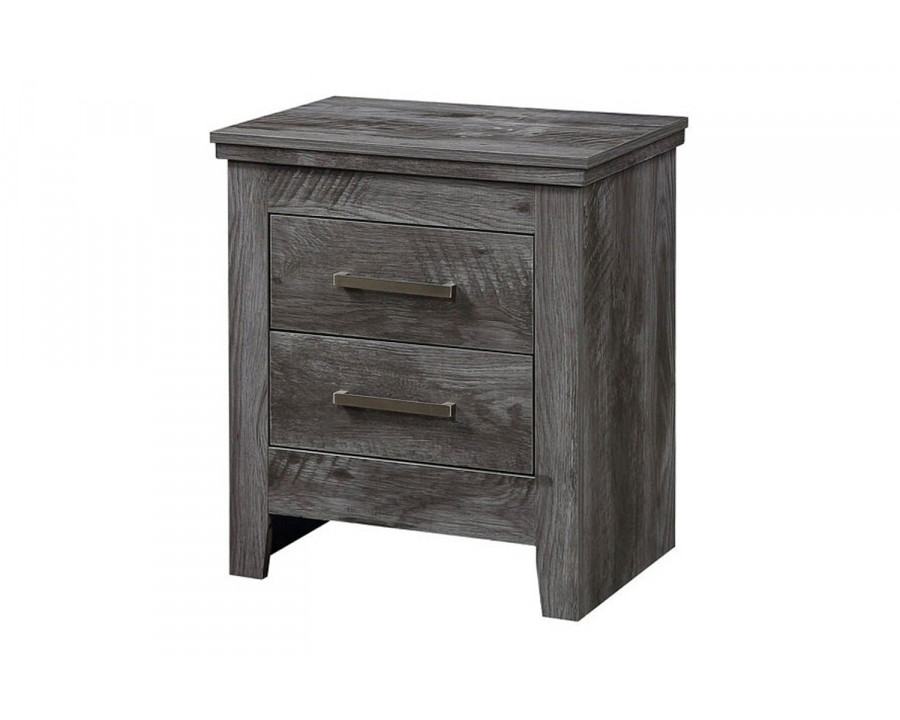 ACME - Vidalia Nightstand in Rustic Gray Oak