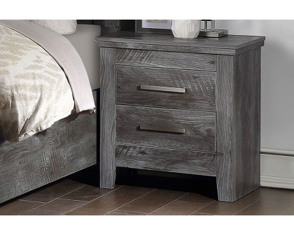 ACME - Vidalia Nightstand in Rustic Gray Oak