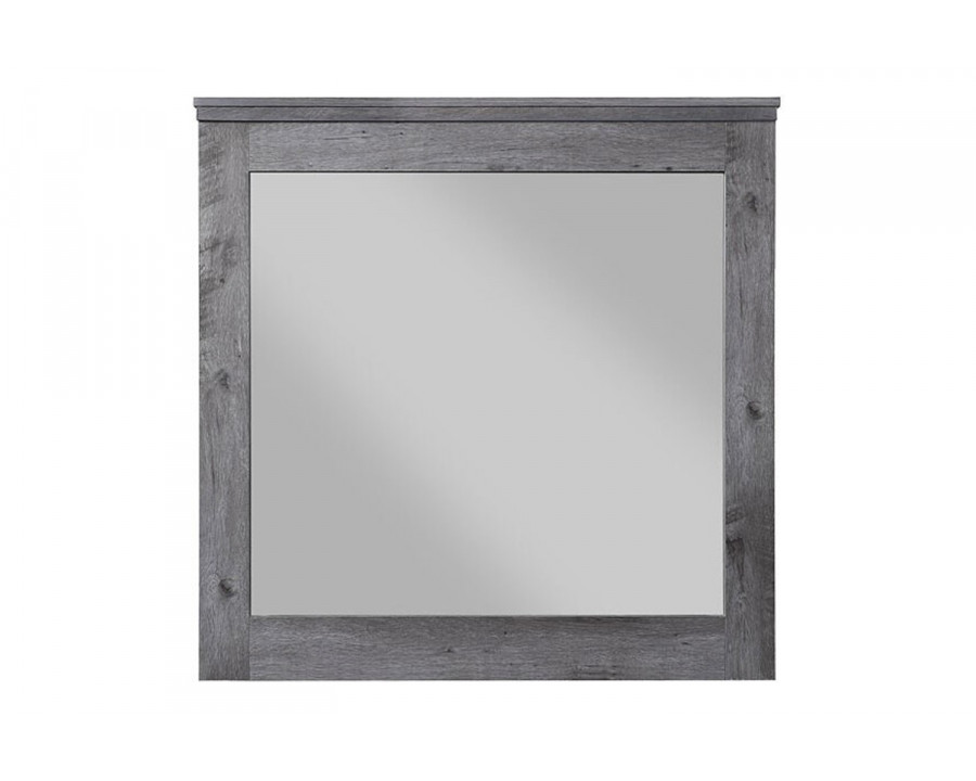 ACME - Vidalia Mirror in Rustic Gray Oak