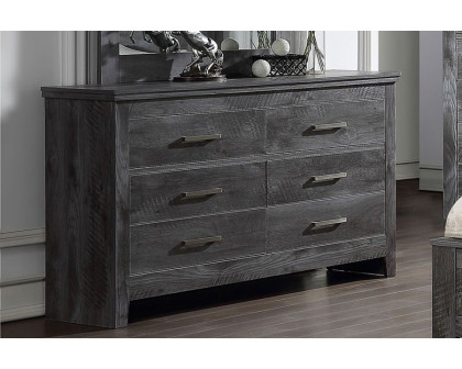 ACME - Vidalia Dresser in Rustic Gray Oak