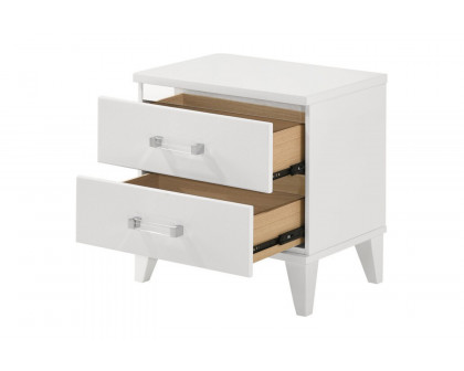 ACME Chelsie Nightstand - White Finish