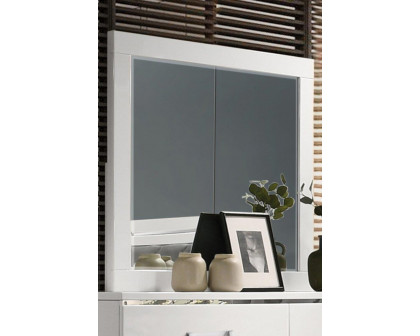 ACME Chelsie Mirror - White Finish