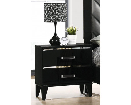 ACME Chelsie Nightstand - Black Finish