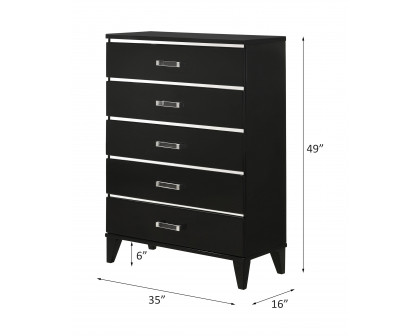 ACME Chelsie Chest - Black Finish