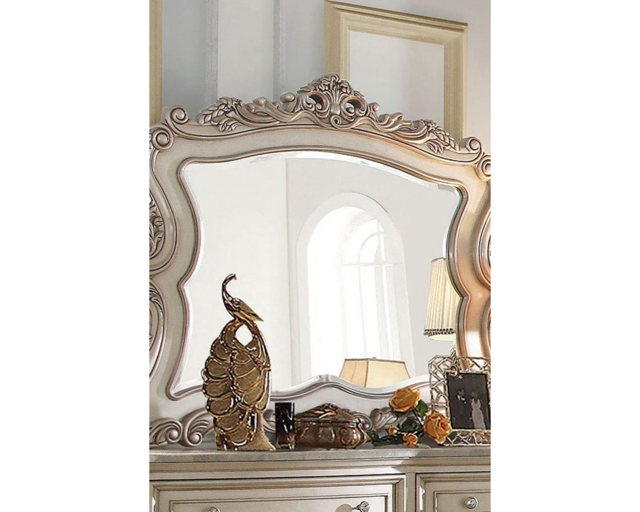 ACME - Gorsedd Mirror in Golden Ivory