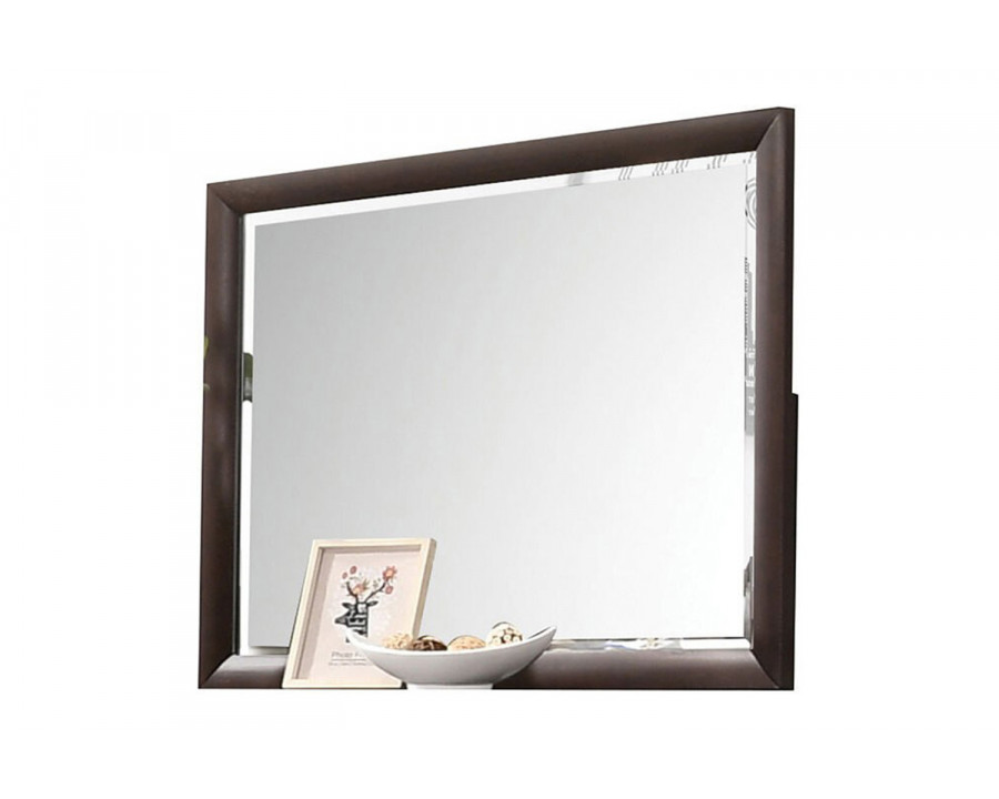 ACME - Tablita Mirror in Dark Merlot