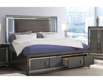 ACME Sawyer Storage Bed - King Size