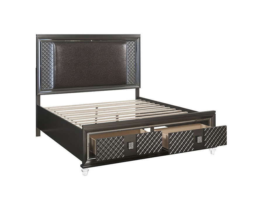 ACME Sawyer Storage Bed - King Size