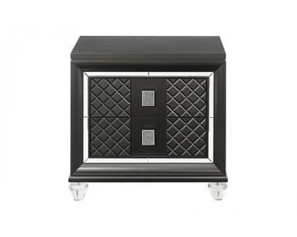 ACME - Sawyer Nightstand in Metallic Gray