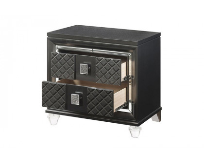 ACME - Sawyer Nightstand in Metallic Gray