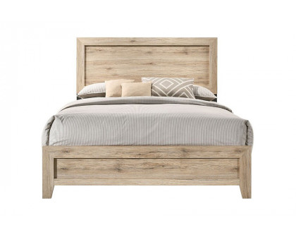 ACME Miquell Panel Bed - Rustic, King Size