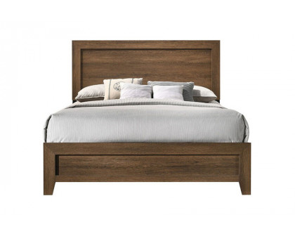 ACME Miquell Panel Bed - Oak, King Size