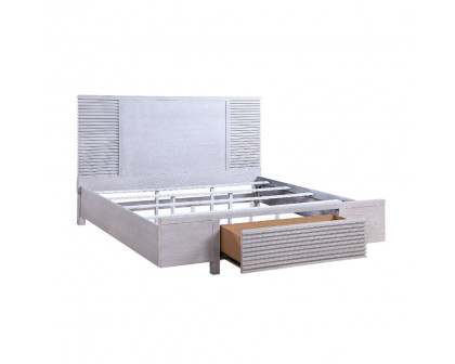 ACME Aromas Queen Bed - White Oak